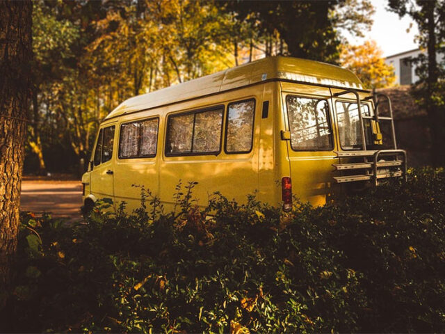 Simple solution to lock campervan doors from inside