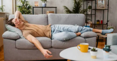 Don't just laze around on the sofa.