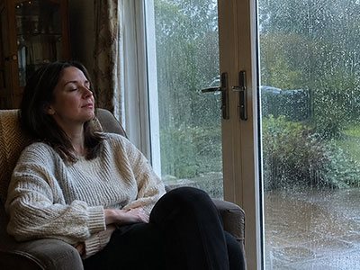 Listening to rain for anxiety relief
